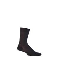 Mens 1 Pair Viyella Nylon Socks With Hand Linked Toe