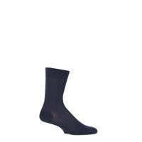 Mens 1 Pair Viyella Nylon Socks With Hand Linked Toe