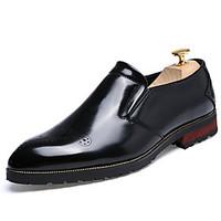 Men's Oxfords / Comfort / Pointed Toe Cowhide / Nappa Leather Wedding / Office  Career / Casual Low Heel