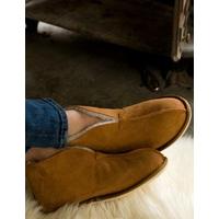 Men's Sheepskin Bootee Slippers