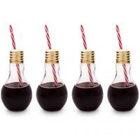 Mixology Edison Light Bulb Glasses