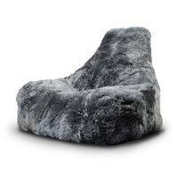 MIGHTY SHEEPSKIN FUR BEAN BAG in Grey