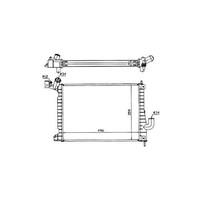 Micksgarage Radiator Part Number: 210443