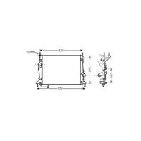 Micksgarage Radiator Part Number: 093640A