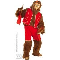 M/L Unisex Mens Ladies Crazy Monkey Plush Costume for Animal Ape Gorilla Primate Fancy Dress Adult Onesize