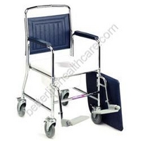 Mobile with Detachable Backrest Commode 4 brakes 155kg 13.1kg