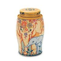 Mother & Child Elephant Tea Caddy