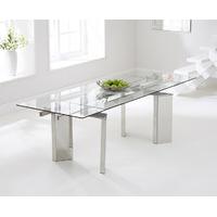 Mozart 160cm Extending Glass Dining Table