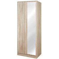 Monaco 2 Door Mirrored Wardrobe