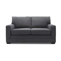 Modern 2 Seater Fabric Sofabed Stone