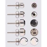 M&S Collection 5 Pack of Stud Earrings Set