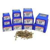 Multi-Purpose Pozi Screw CSK ST ZYP Assorted 1800 Piece