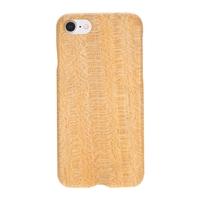 Natural Wood Bamboo Handmade Mobile Phone Case Hard Shell Fashion Wooden Back Cover for iPhone 7 Non Slip Slim Light Weight Super Thin