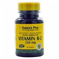 Natures Plus Vitamin B-2 250 mg Sustained Release Tablets 60 Tabs