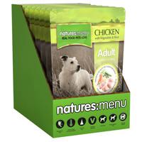 Natures Menu Chicken With Veg & Rice Adult Dog Food Pouches