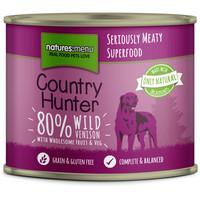 Natures Menu Country Hunter Venison Adult Dog Food Cans