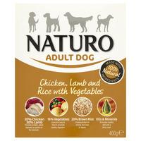 Naturo Adult Dog Chicken Lamb and Rice with Vegetables 400g