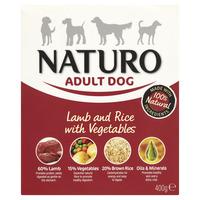 Naturo Adult Dog Lamb and Rice With Vegetable 400G