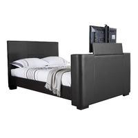 Newark 150Cm Electric Tv Bed Black