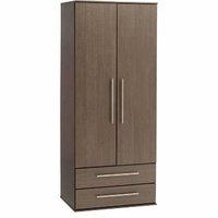 New York 2 Door 2 Drawer Wardrobe Beech