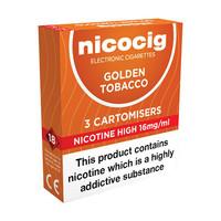 Nicocig Cartomiser Golden Tobacco High 16mg