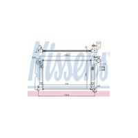 Nissens 64646A Radiator, engine cooling