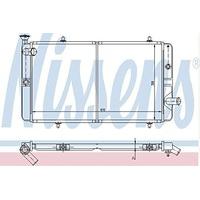 Nissens 634811 Radiator, engine cooling