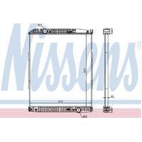 Nissens 626490 Radiator, engine cooling