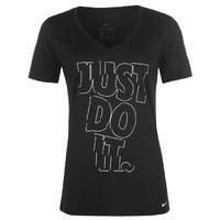 Nike Graphic Training T Shirt Ladies