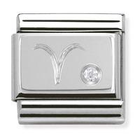 Nomination - CZ & Sterling Silver 'Aries' Charm 330302/01