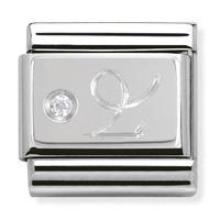 Nomination - CZ & Sterling Silver 'Capricorn ' Charm 330302/10