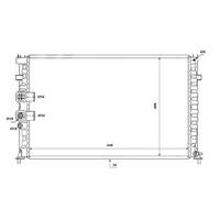 NRF 53842 Radiator, engine cooling