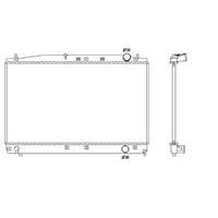 NRF 53466 Radiator, engine cooling