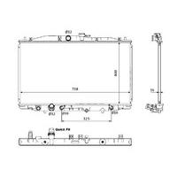 NRF 53393 Radiator, engine cooling