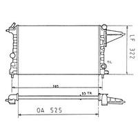 NRF 58775 Radiator, engine cooling