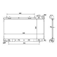 NRF 53815 Radiator, engine cooling