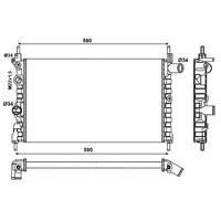 NRF 54682 Radiator, engine cooling