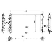 NRF 53776 Radiator, engine cooling