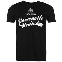 NUFC Newcastle United Graphic T Shirt Mens