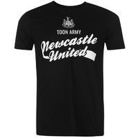 NUFC Newcastle United Graphic T Shirt Mens