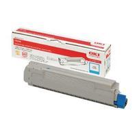 Oki C8600C8800 Cyan Toner Cartridge 43487711