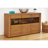 Oldenberg Oak Large Glazed Sideboard