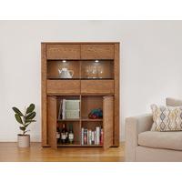 Oldenberg Oak Low Display Cabinet