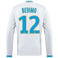 Olympique de Marseille Home Shirt 2016/17 - Long Sleeved with Bedimo 1, White