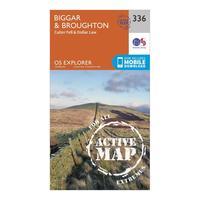 Ordnance Survey Explorer Active 336 Biggar & Broughton Map With Digital Version, Orange