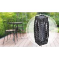 Outsunny Rattan Solar LED Lamp - Deep Coffee