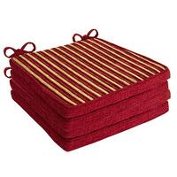 Patterned Square Savannah Seat Pads (4 - SAVE £3)