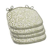 Patterned Shaped Savannah Seat Pads (4 - SAVE £10), Chenille