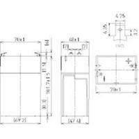 Panasonic LC-R064R5P, 6V Ah lead acid battery