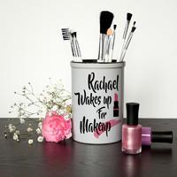 Personalised Make Up Brush Holder